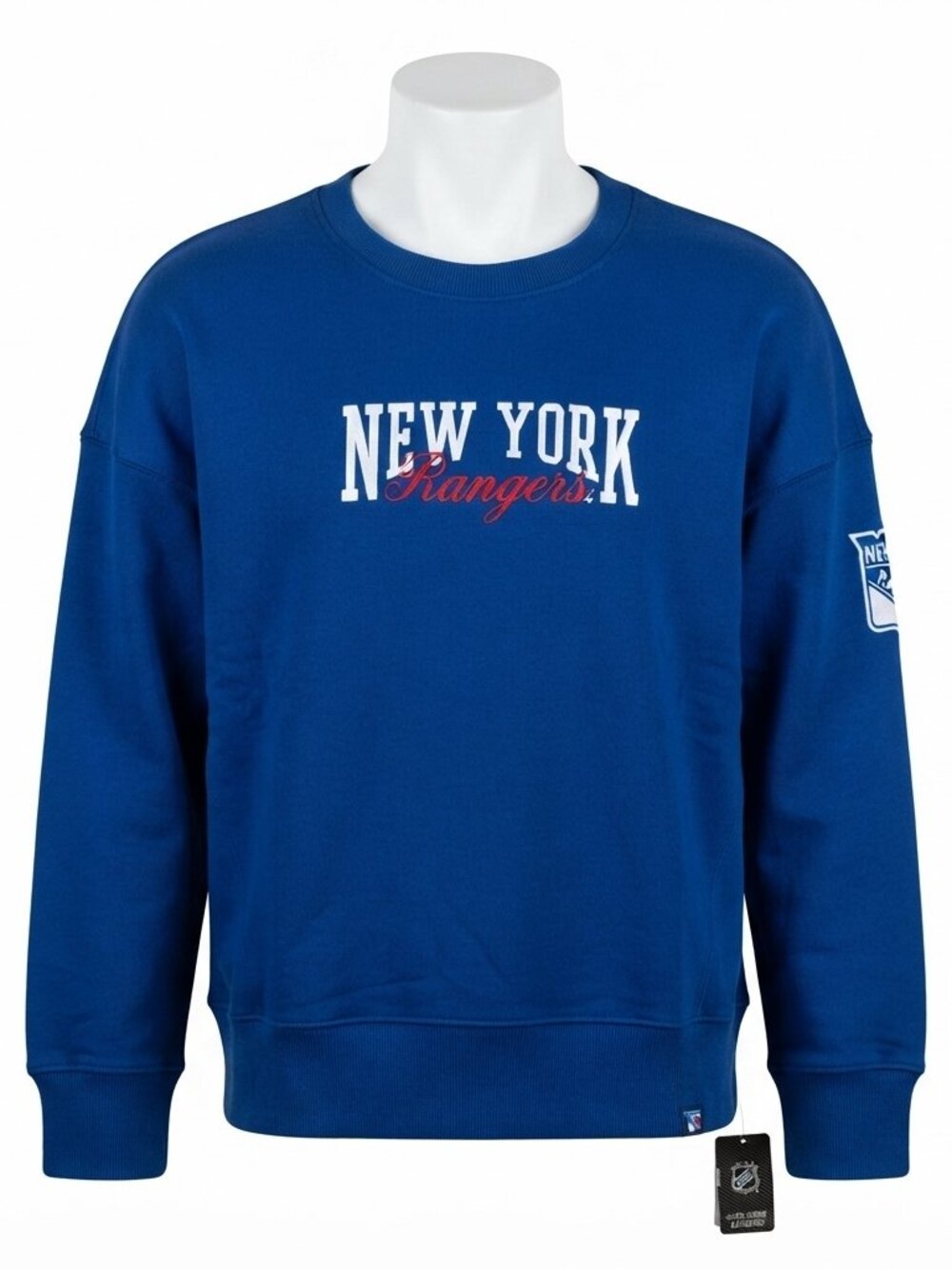 Fanatics New York Rangers Blue Crewneck Sweatshirt